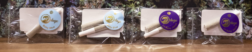 Deluge Baby Joint Pre-rolls in Packages