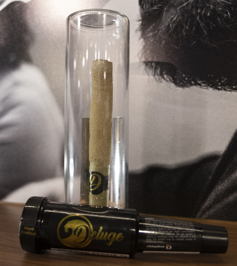 Deluge Diluvian Cannabis Stogie in Glass Container