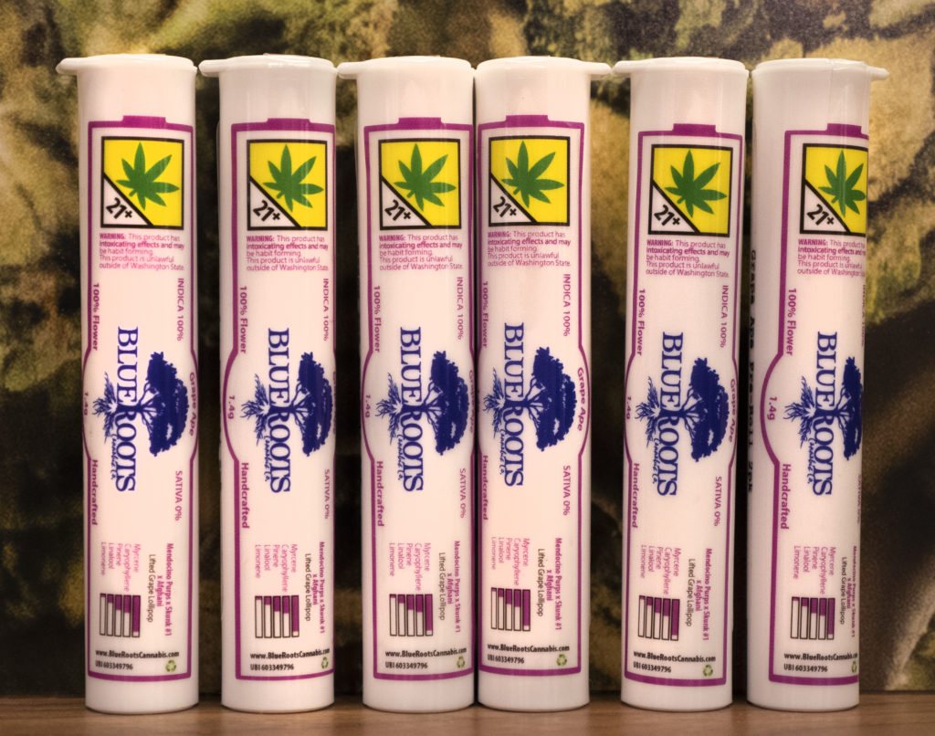 Blue Roots Pre-roll Joint Tubes
