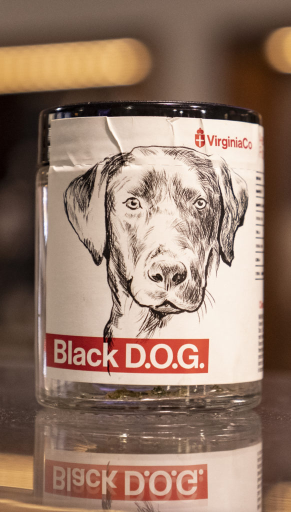 1 Gram Jar of Black D.O.G from Virginia Co