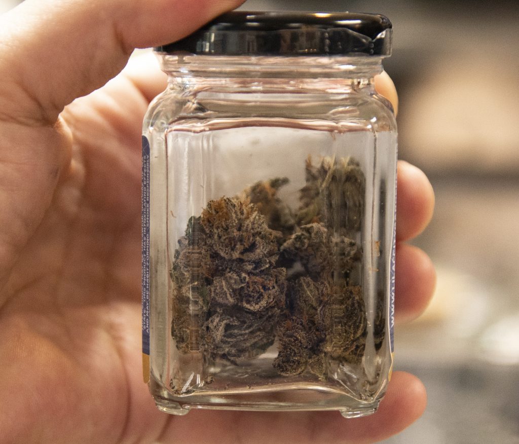 Jar of Lilac City Gardens Cannabis