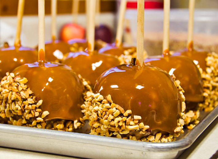 Cannabis Infused Caramel Apples