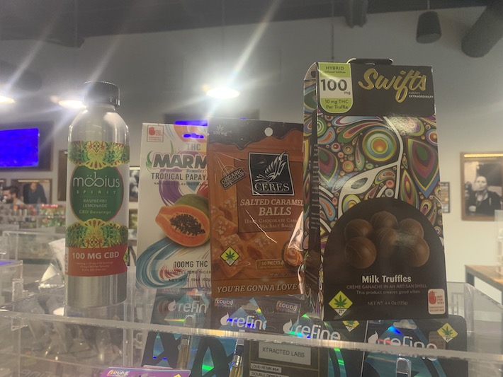 Various Cannabis Edibles and Drinks