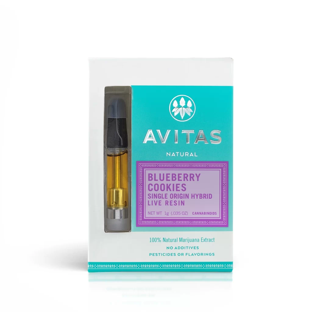 Blueberry Cookies Cannabis Cartridge by Avitas