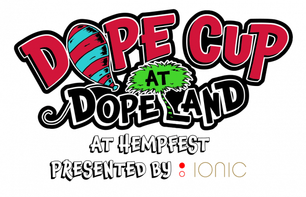 Dope Cup at Dope Land at Hempest Presented by Ionic Logo