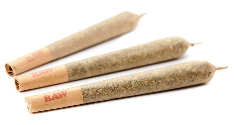3 RAW Cannabis Prerolls