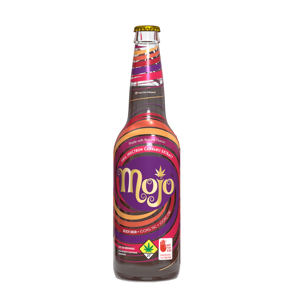 Bottle of Mojo Root Beer