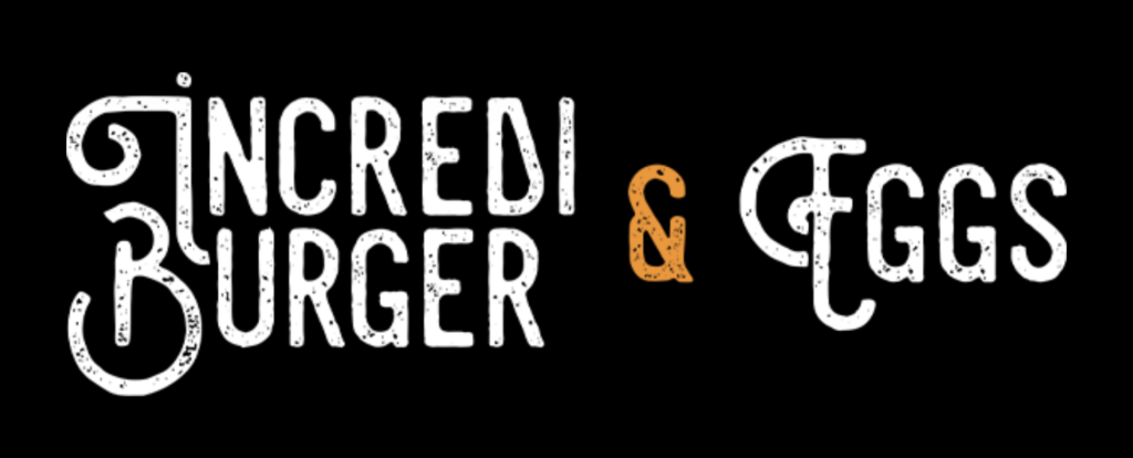Incrediburger and eggs logo