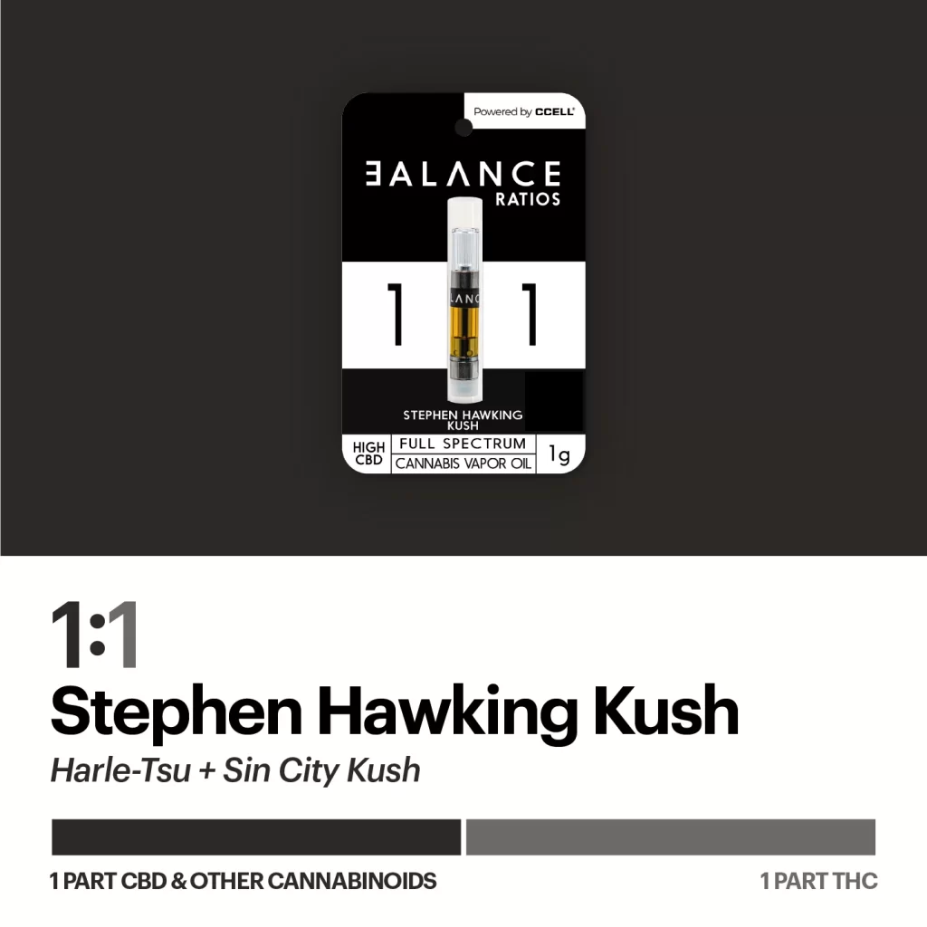 Balance Ratios Stephen Hawking Kush Cartridge