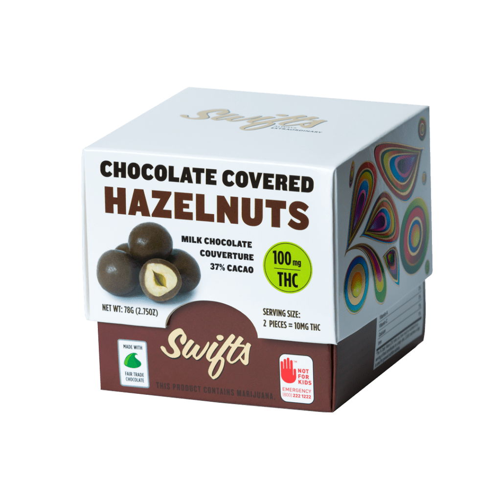 Box of Swifts Chocolate Covered Hazelnuts