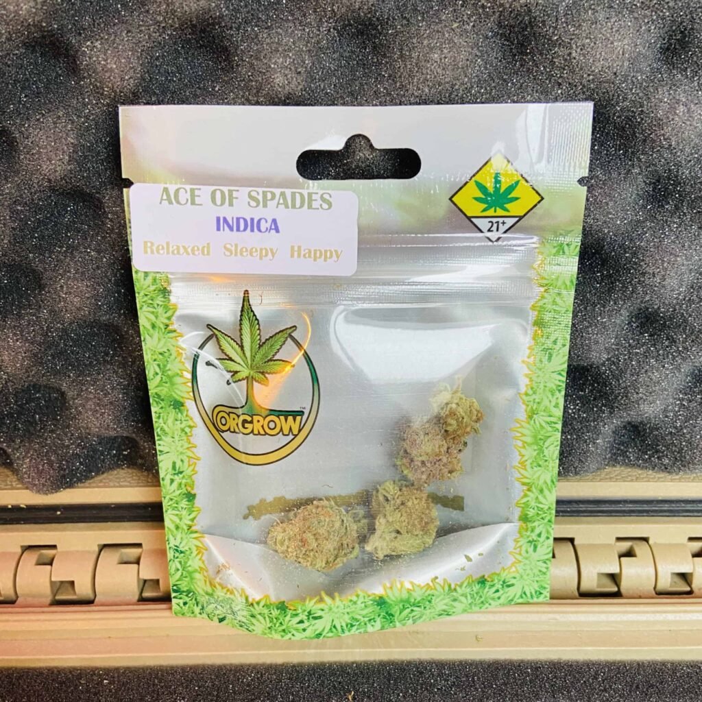 Xtra Fancy Ace of Spades Cannabis Flower in Bag