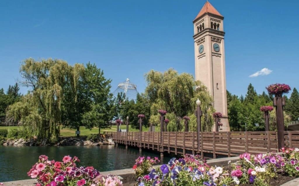 Spokane's Riverfront Park in Spring