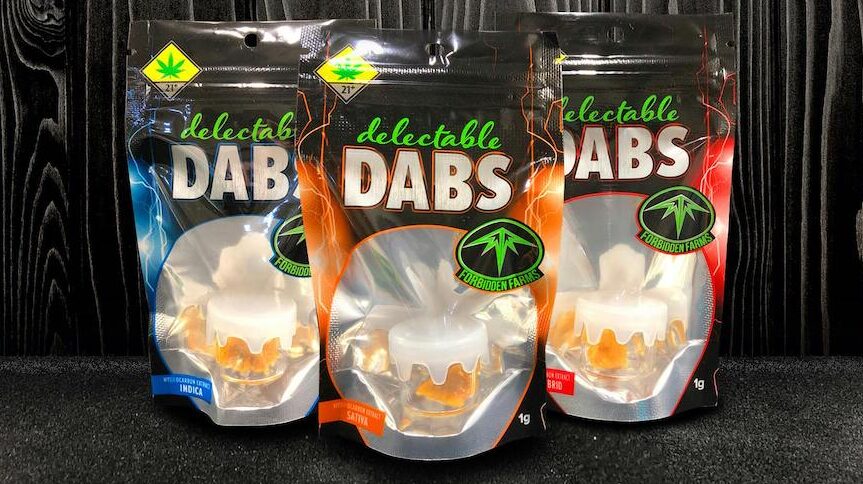 Delectable Dabs Cannabis Dab Extract Concentrate from Forbidden Farms