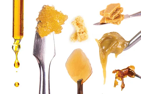Various Forms of Cannabis Concentrate