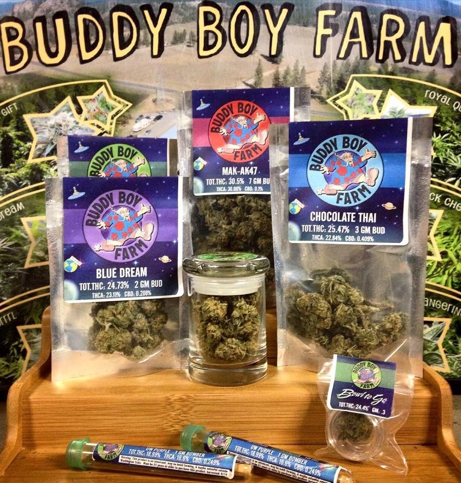 Buddy Boy Farm Weed Selection