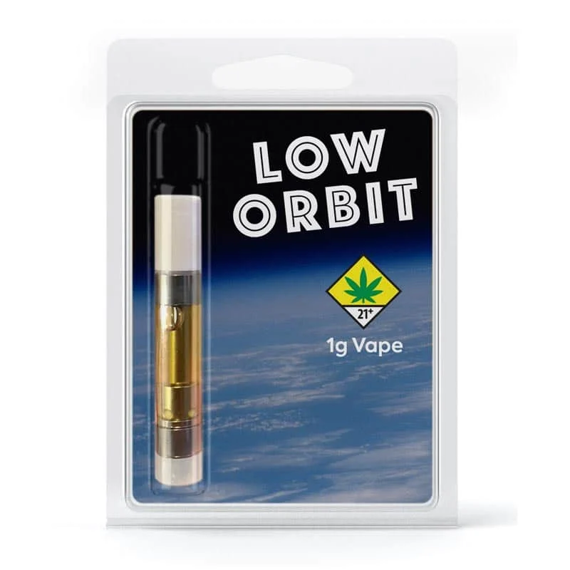Low Orbit 1g Cannabis Weed Vape Cartridge