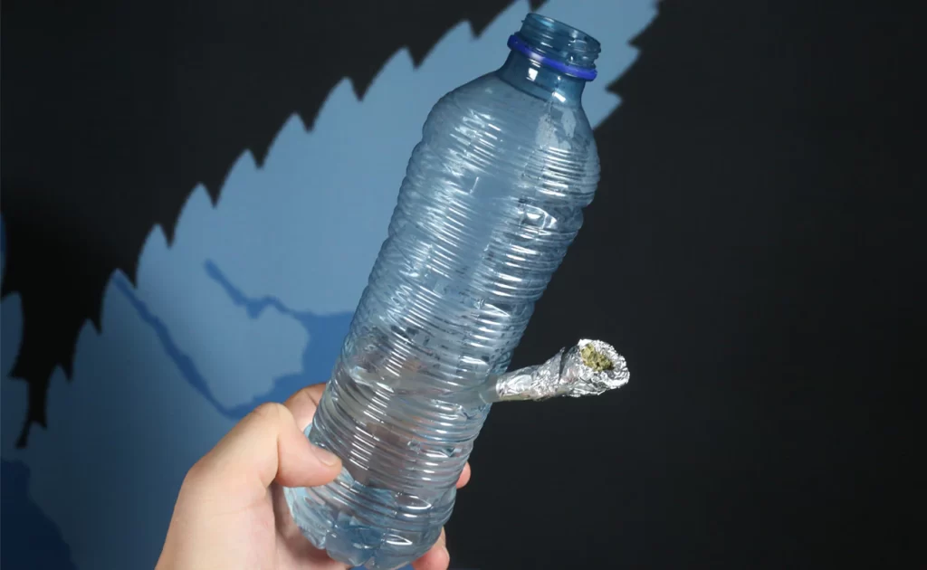 Water Bottle Bong for Smoking Weed