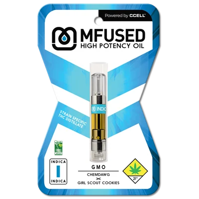 MFUSED GMO High Potency Oil Distillate Cannabis Cartridge