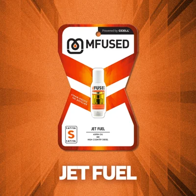 MFUSED Jet Fuel Strain Specific Cannabis Distillate Tank Cartridge