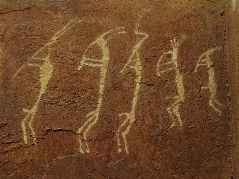4 Petroglyphs of Kokopelli
