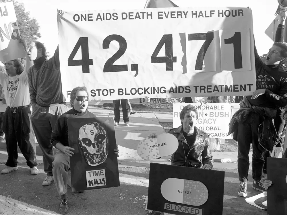 Aids Act Up Protests