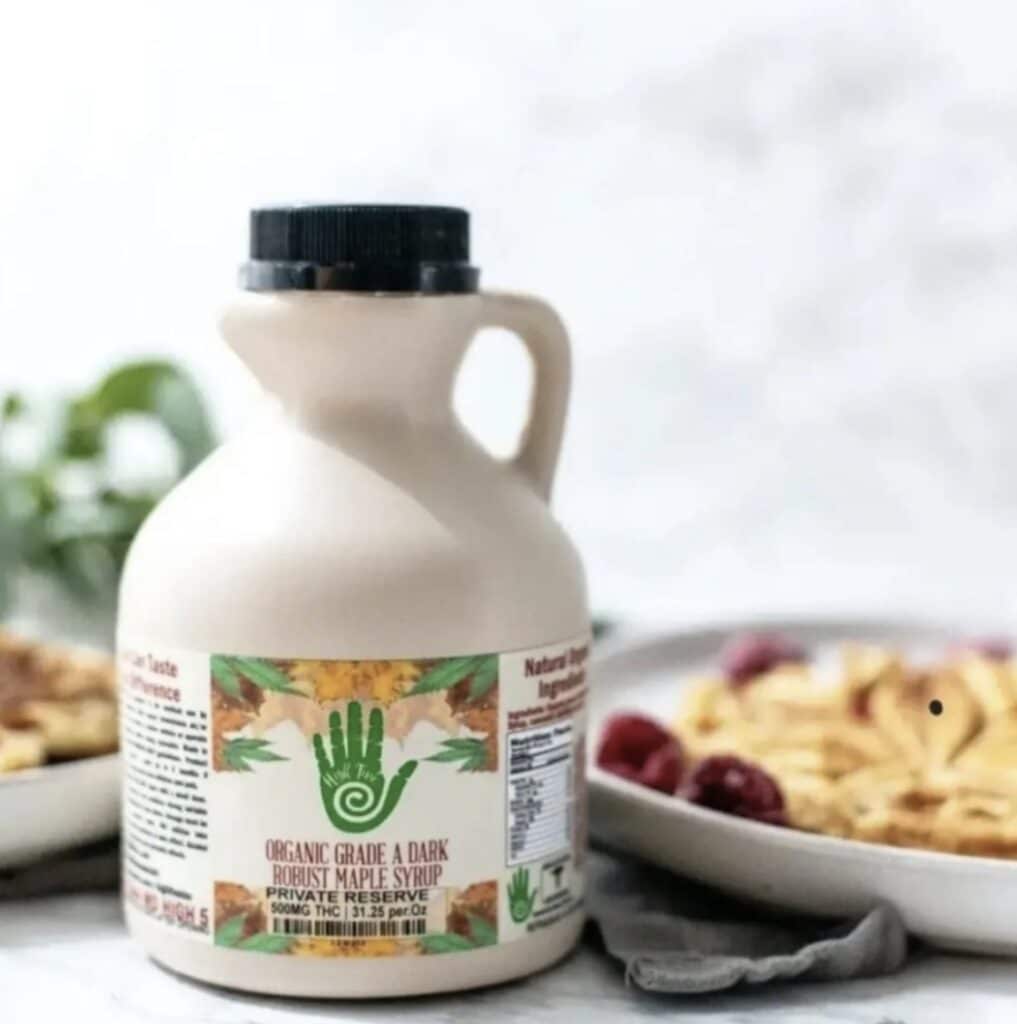 High 5 Cannabis Infused Maple Syrup