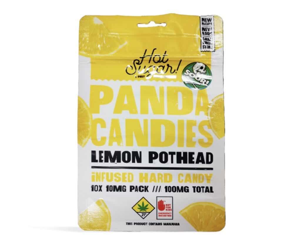 Hot Sugar Lemon Pothead Panda Candies