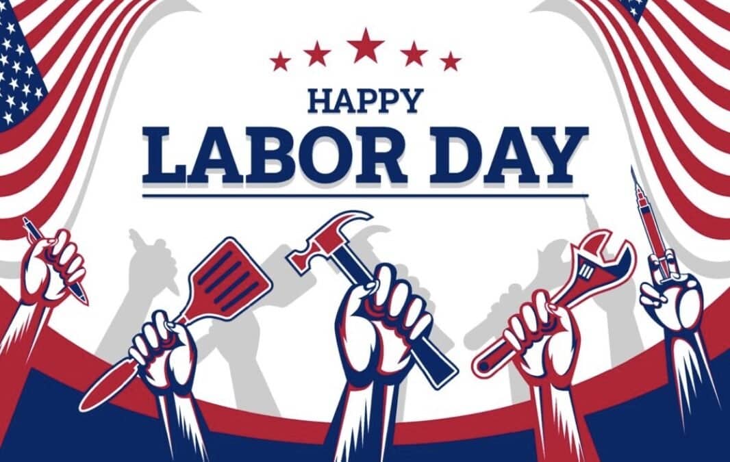 Labor Day Graphic from Vecteezy