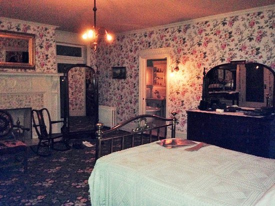 Bedroom of the Campbell house where ghost sightings have been reported