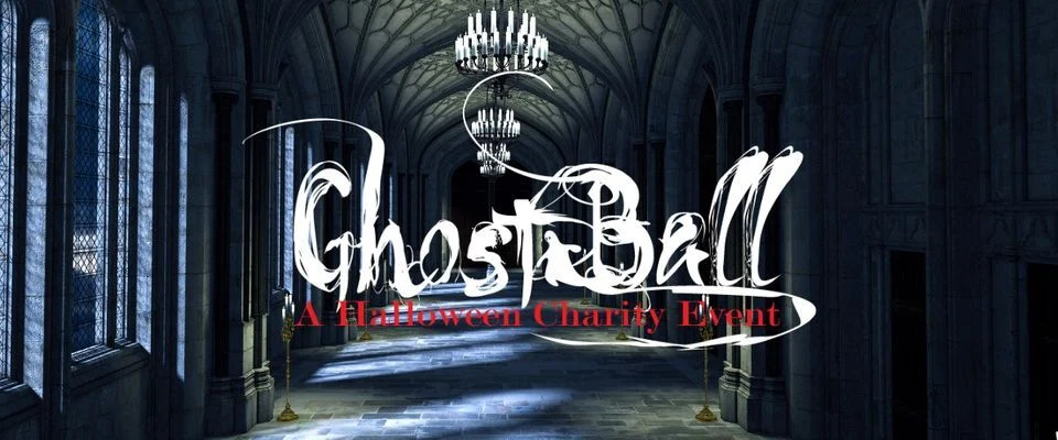 Ghost Ball Charity Event Ad
