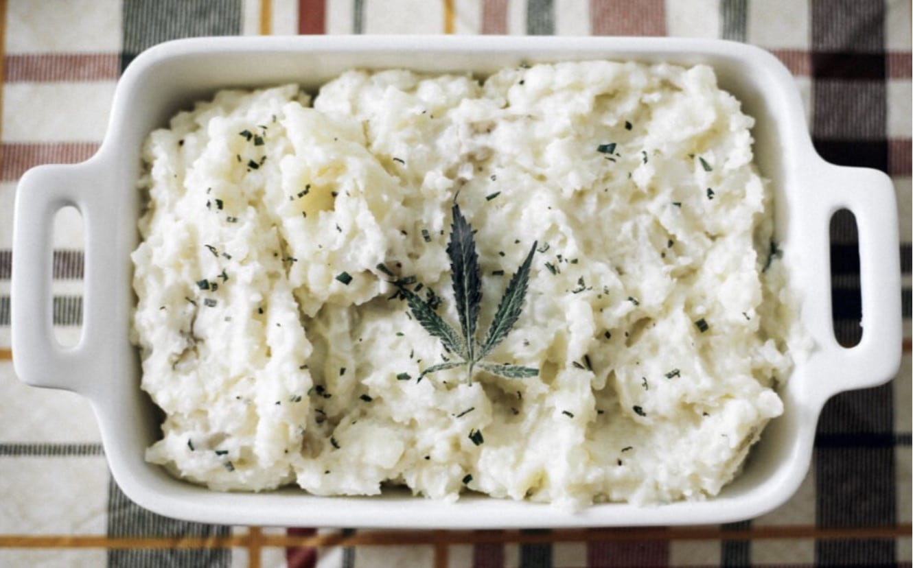 Cannabis Infused Mashed Potatoes