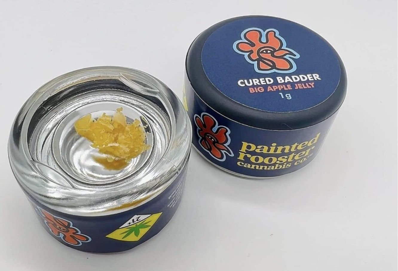 Big Apple Jelly Badder Cannabis Concentrate Dab from Painted Rooster