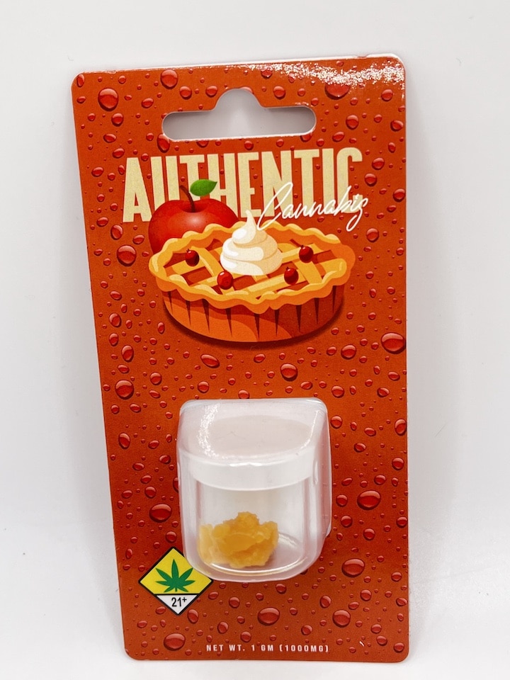 Authentic Cannabis Flavored Dab Cannabis Extract Apple Pie Flavor