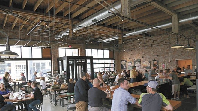 Inside Iron Goat Brewing Co.