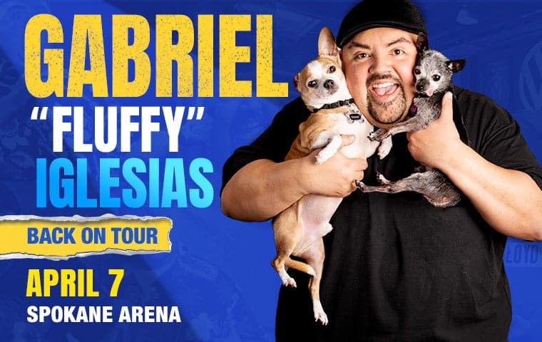 Gabriel Fluffy Iglesias Tour Poster Spokane Arena