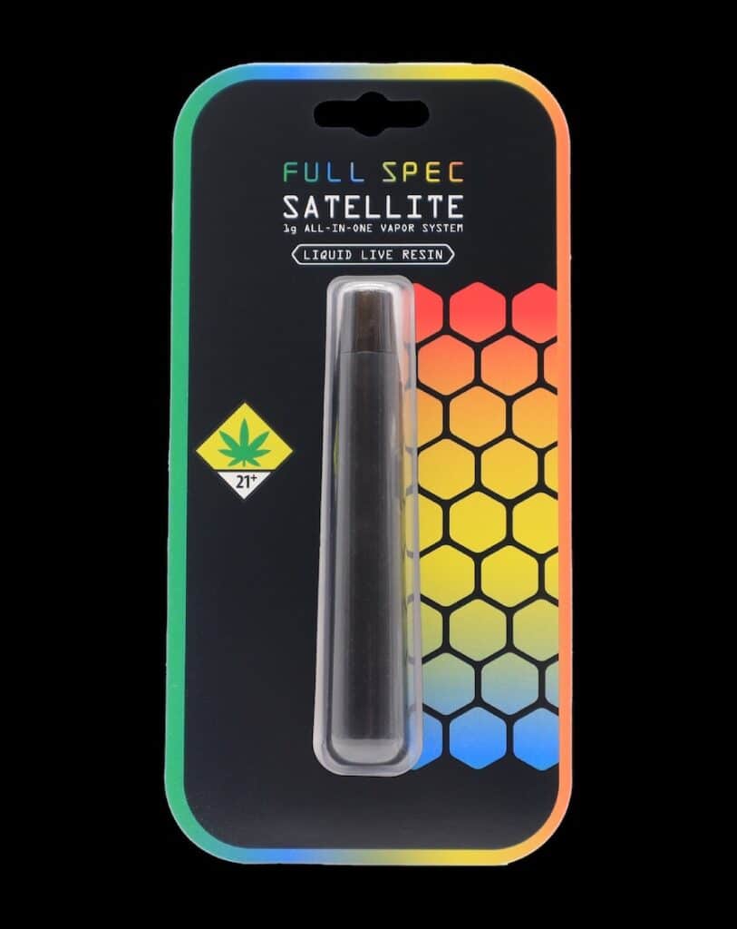 Full Spec Satellite Live Resin Cannabis Disposable Vape Cartridge
