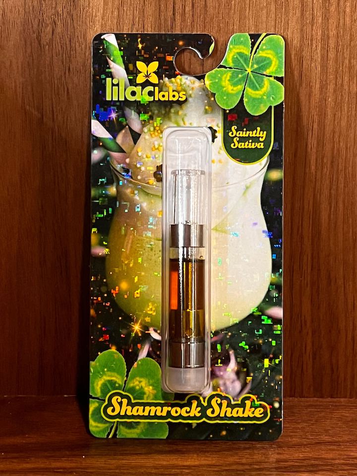 Lilac Labs Shamrock Shake Cannabis Distillate Vape Cartridge
