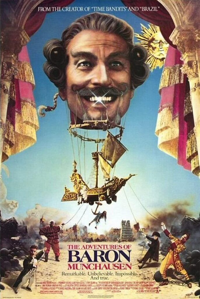 The Adventrues of Baron Munchausen Film Poster