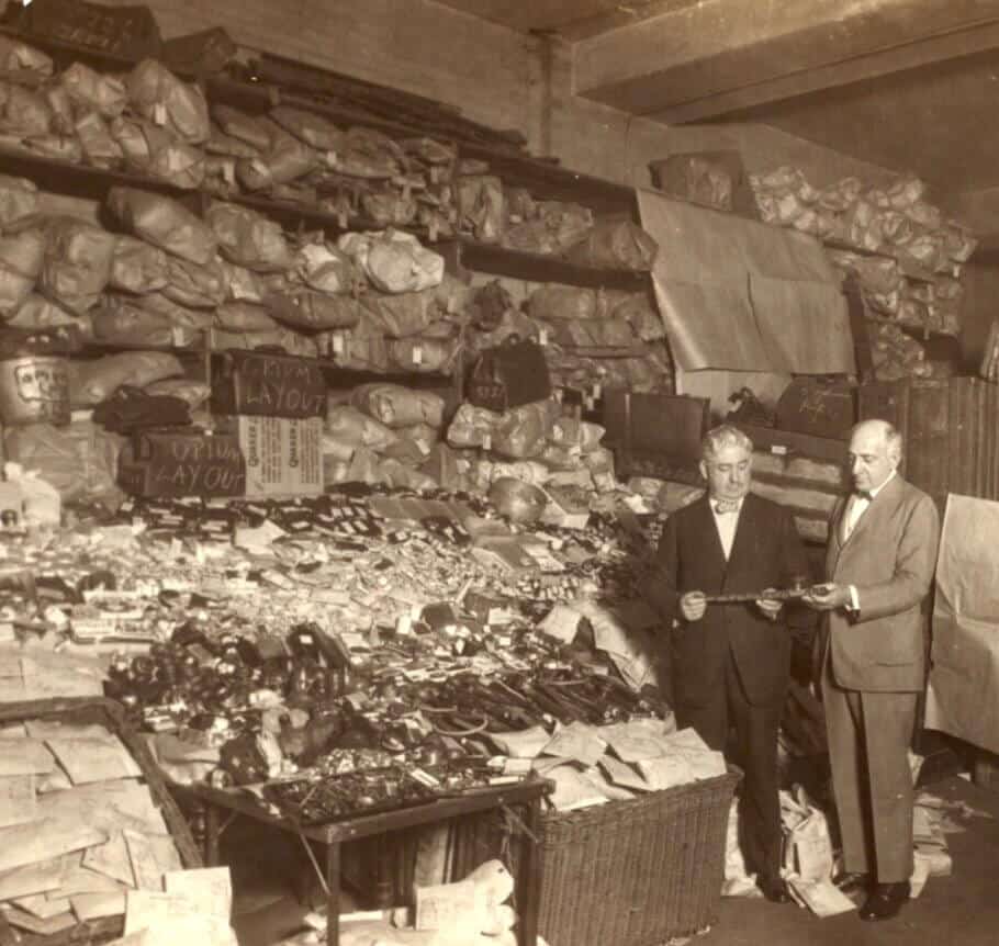 The annual collection of cannabis seized by the New York Police Department Narcotics Bureau during the year 1924