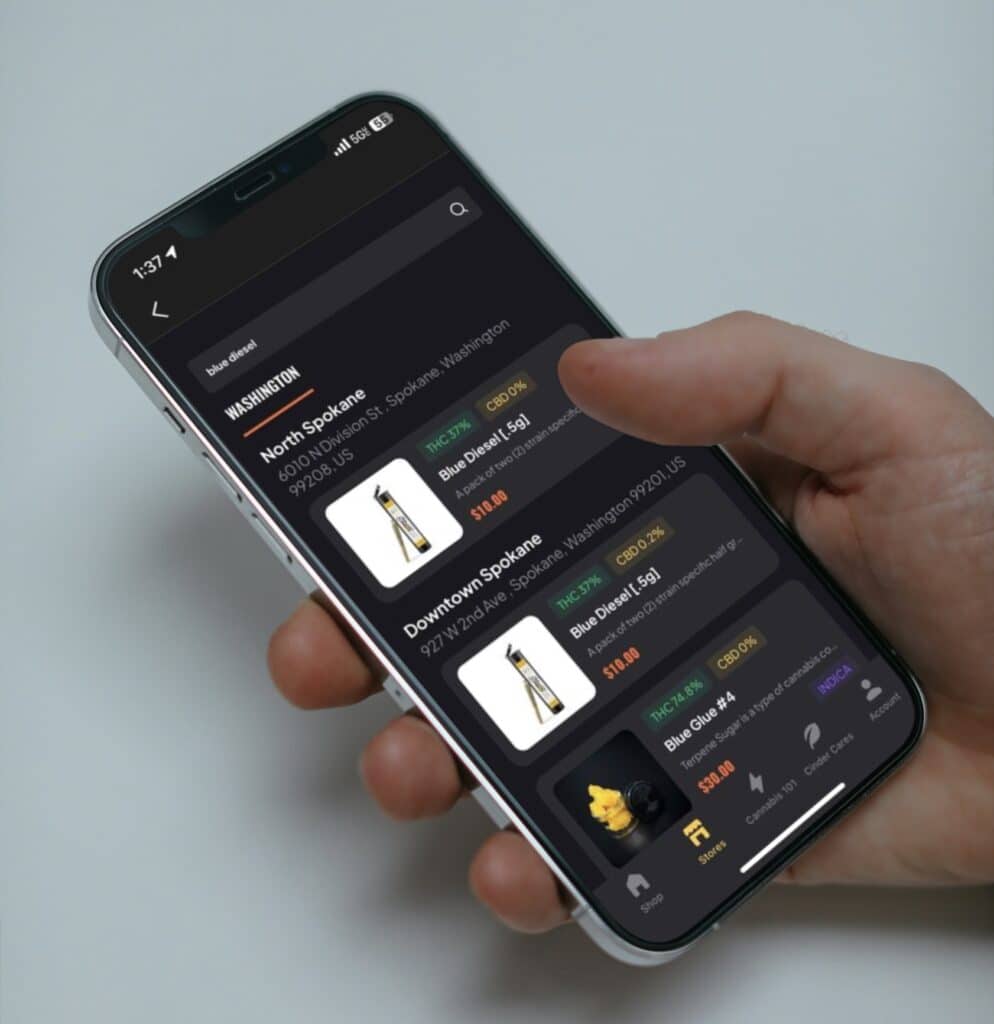 Store Search Feature in the Cinder App