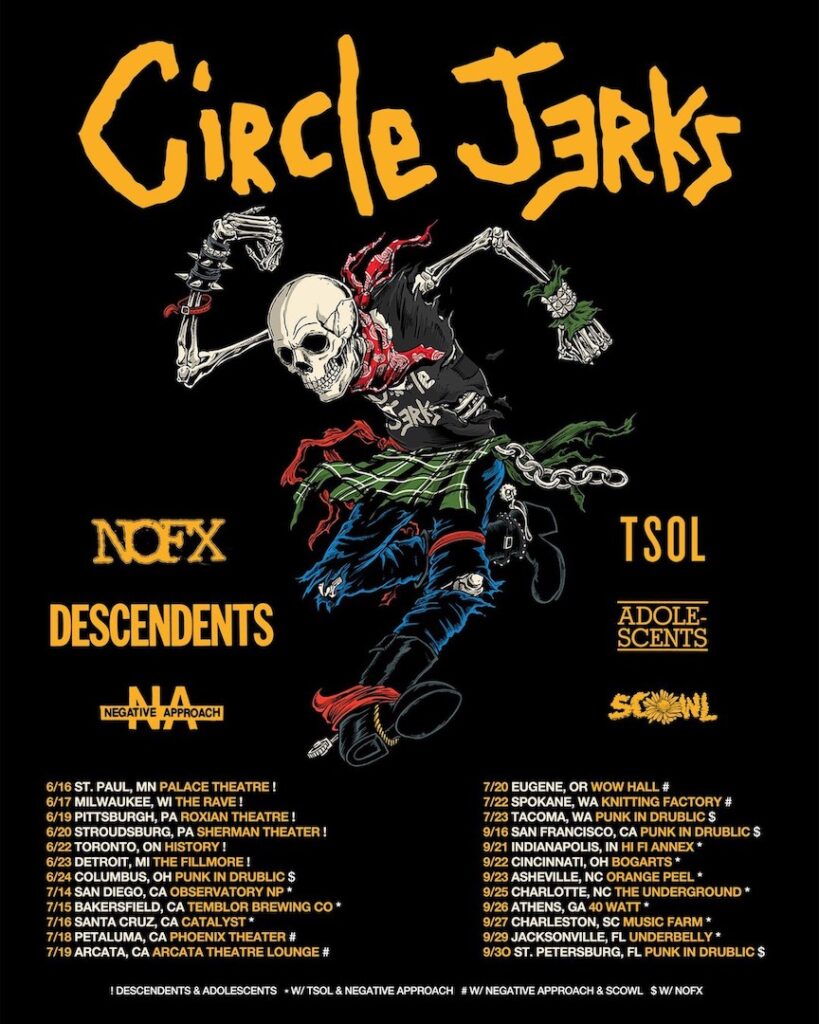 Circle Jerks Summer Concert Poster