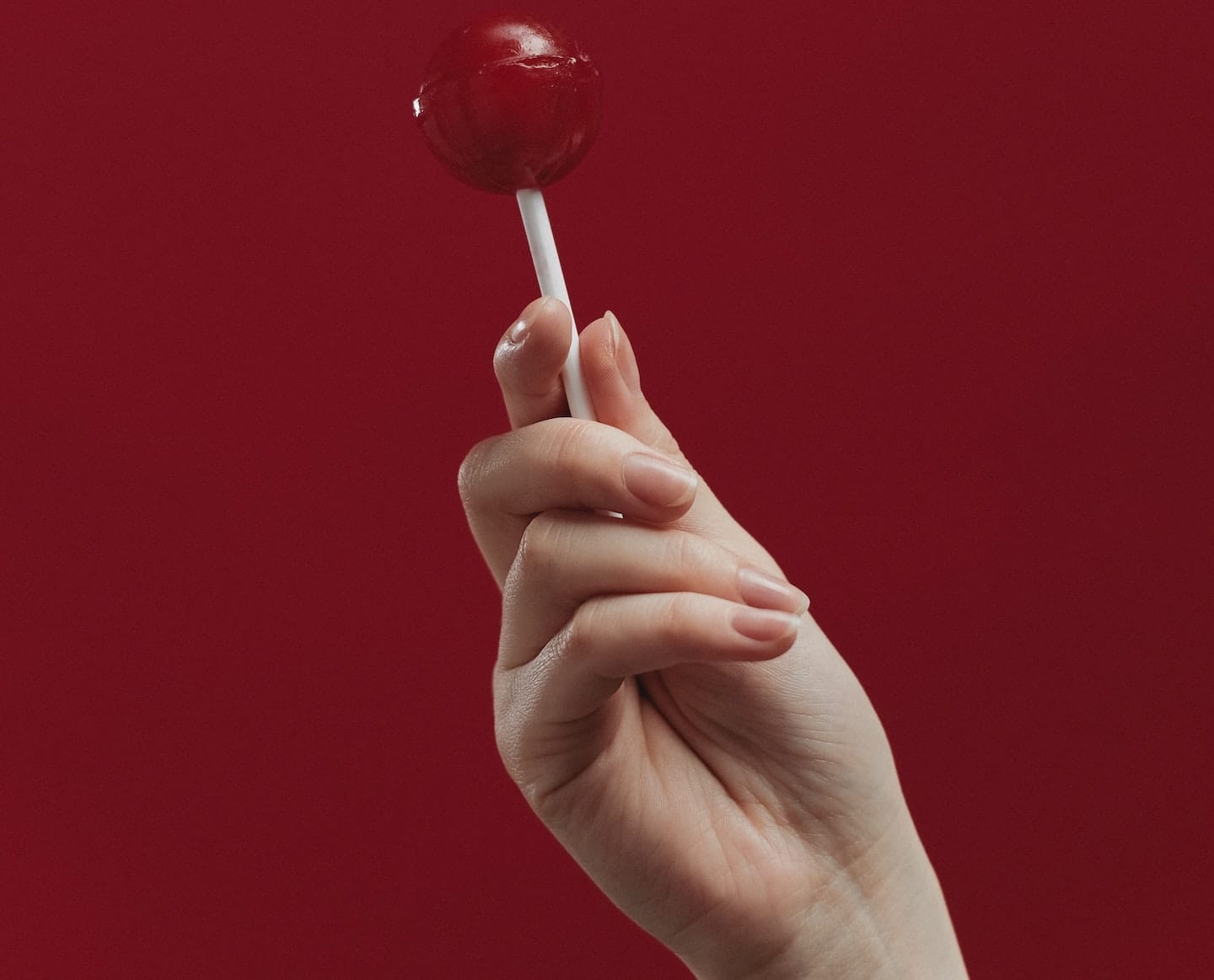 Red Lollipop to Represent the Strain Red Pop Runtz