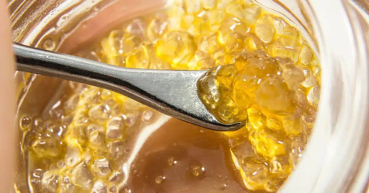 Cannabis Concentrate Extract Diamonds and Sauce Consistency