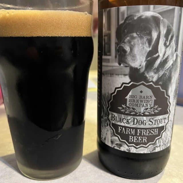 Black Dog Stout from Big Barn Brewing Company