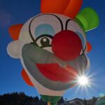 Clown Face Special Shape Hot Air Balloon at The Albuquerque International Balloon Fiesta