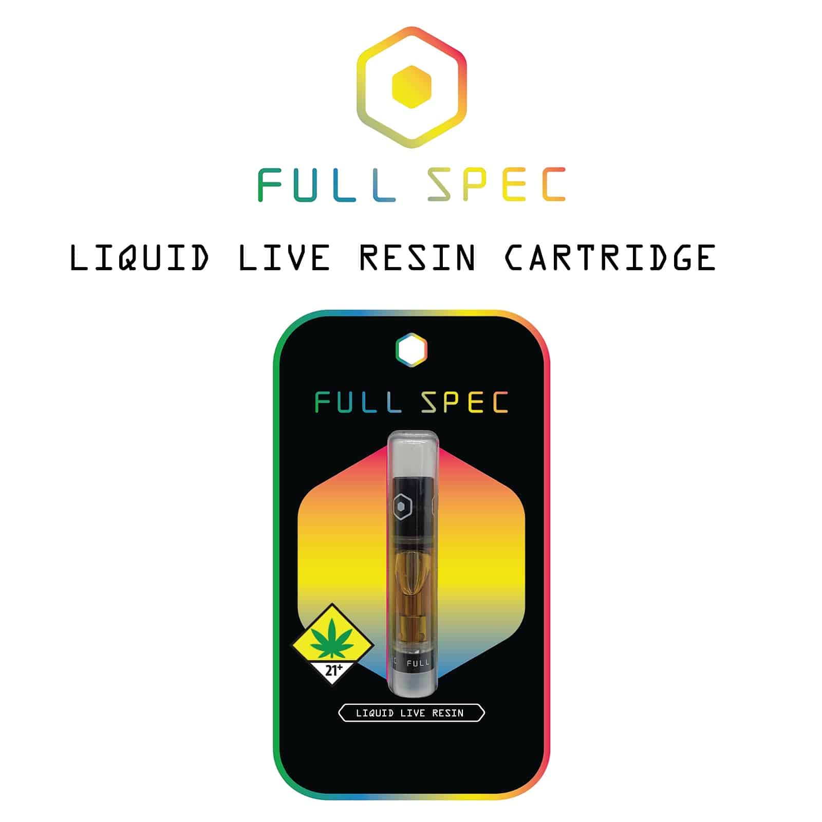 Full Spec Cannabis Live Resin Cartridge