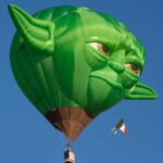 Yoda Special Shape Hot Air Balloon at The Albuquerque International Balloon Fiesta