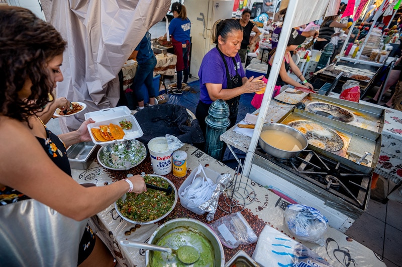 Las Cruces New Mexico Farmers and Crafts Market Food Vendor
