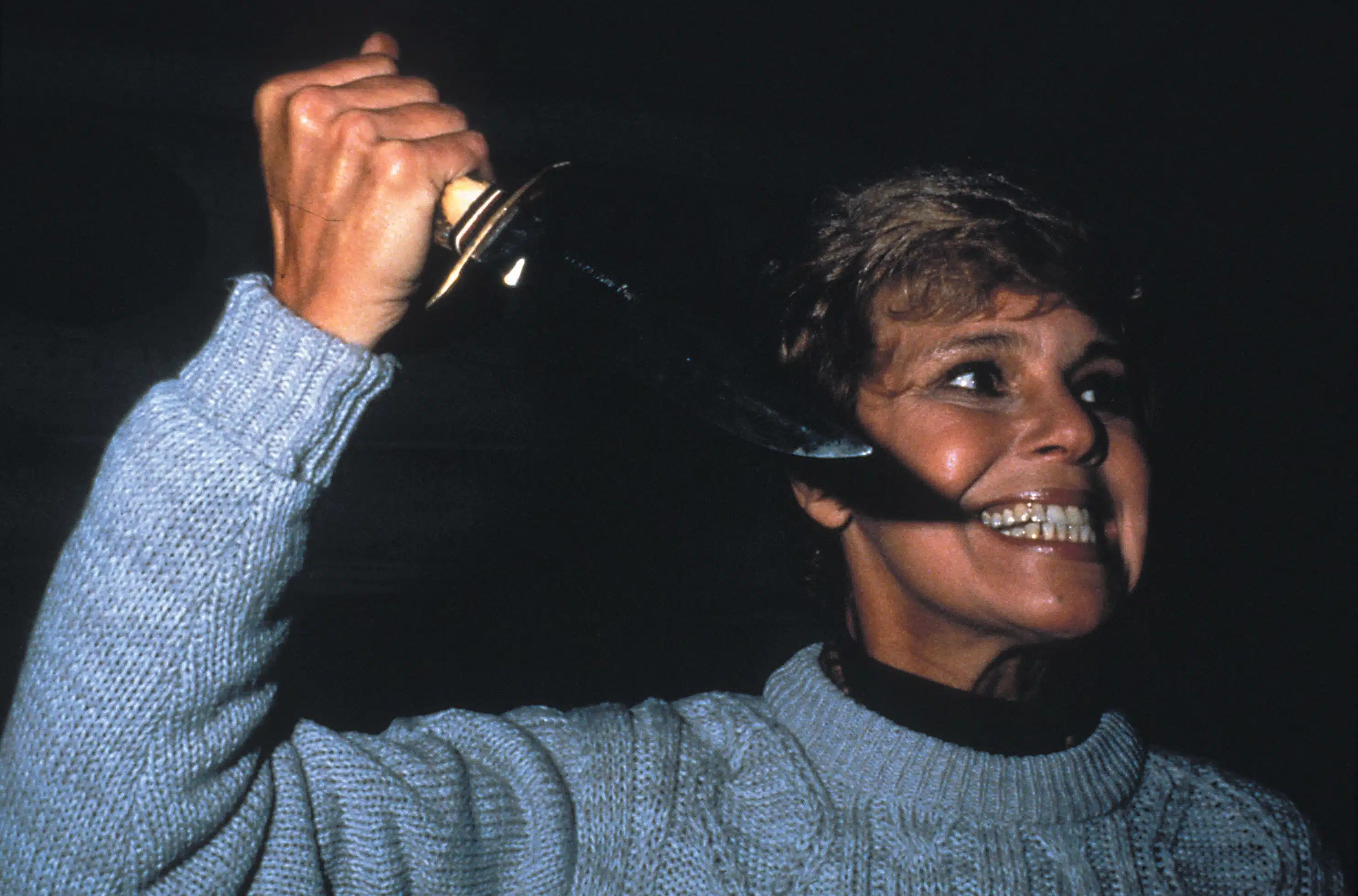 Pamela Voorhees, mother of Jason Voorhees, from Friday the 13th