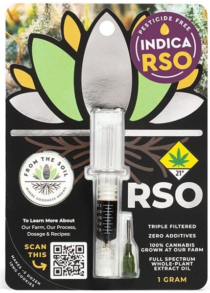 From The Soil Cannabis Extract Rick Simpson Oil RSO